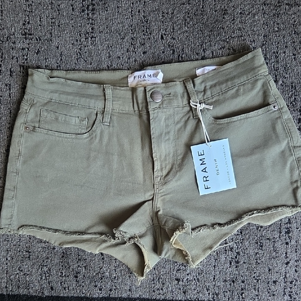 Frame Denim Women's Olive Cut Hem Shorts